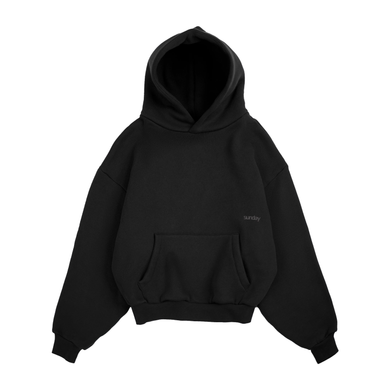sunday hoodie black