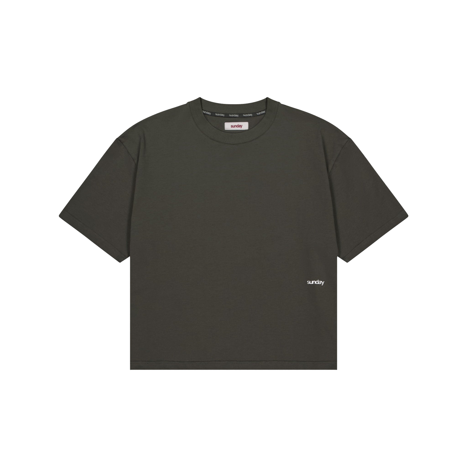 heavyweight-script-sunday-t-shirt-charcoal heavyweight script tee - charcoal