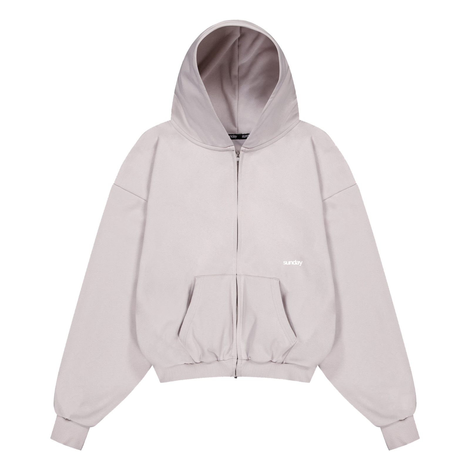 heavyweight-script-sunday-zip-up-hoodie-smoky sunday zip up hoodie